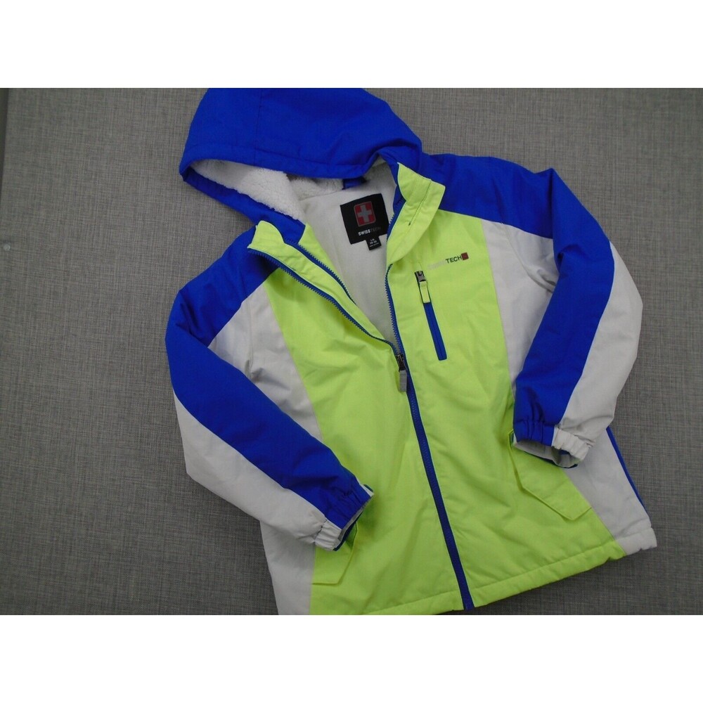 SWISS TECH Jacket Youth Girl's Size Large (10 12) Hood Warm Winter Jacket
